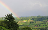 Rainbow over the valley