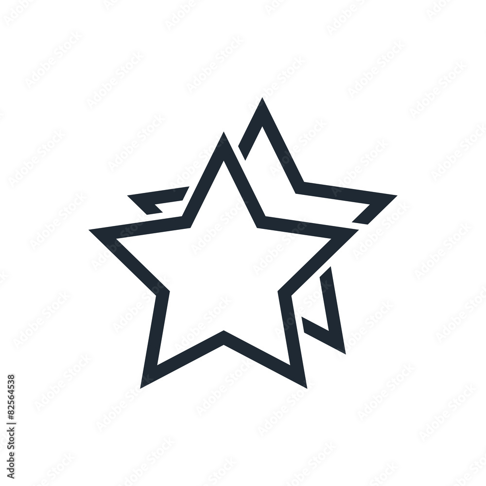 2 star outline 2 star outline