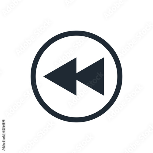 Free Download icon media  fast rewind back - GFXLoad