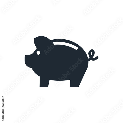 icon money pig