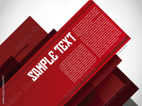 Template Vector Design / Layout Design / Graphics
