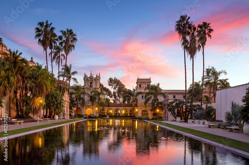 Casa De Balboa at sunset, Balboa Park, San Diego USA © f11photo