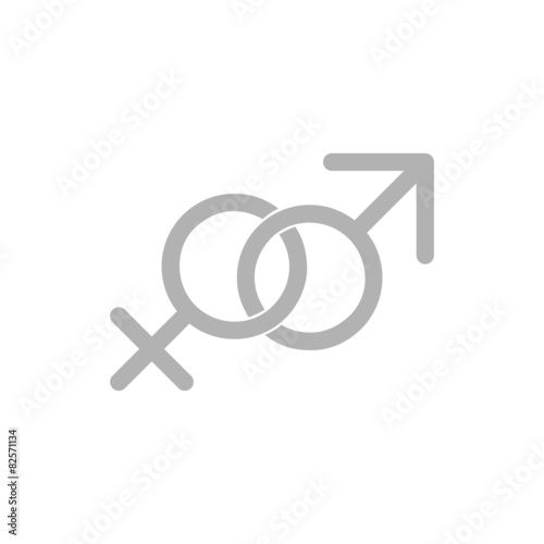 Male and female symbols.