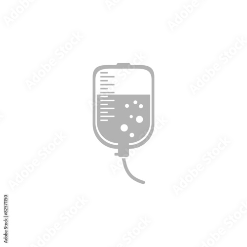 Simple icon Medical dropper.