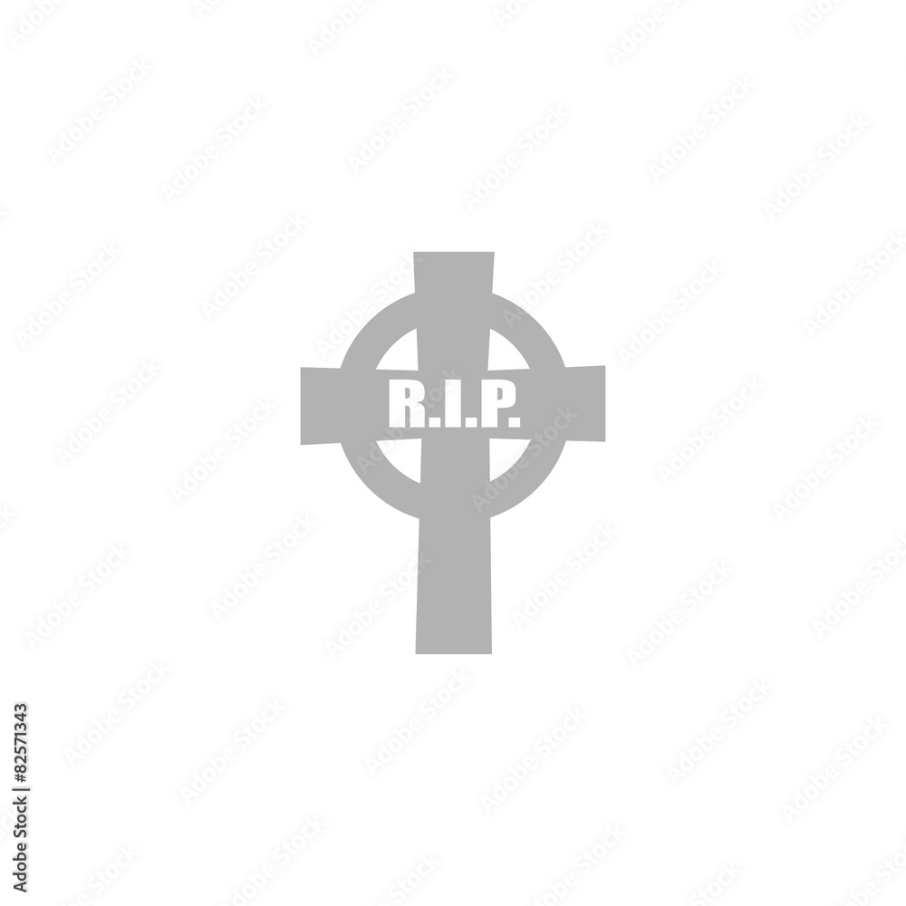Simple icon grave. Simple icon grave.