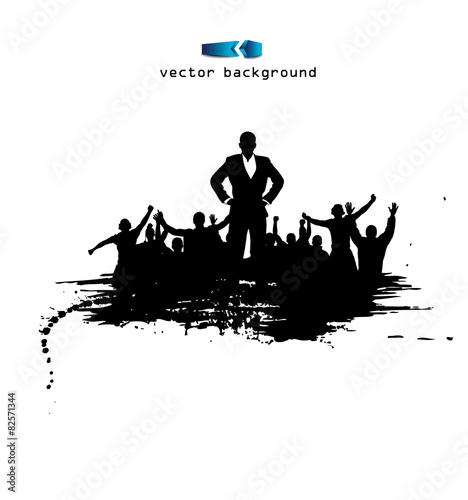 Happy businessman. Poster