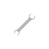 Simple icon wrench.