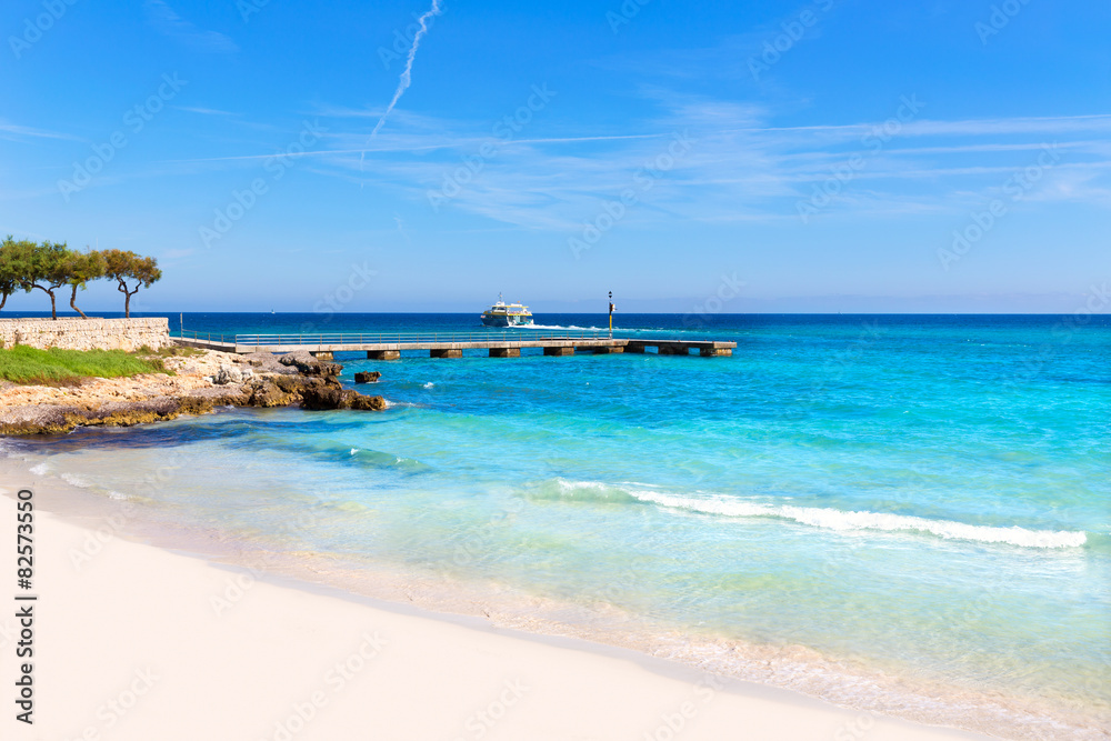 Obraz premium Majorca Cala Millor beach Son Servera Mallorca