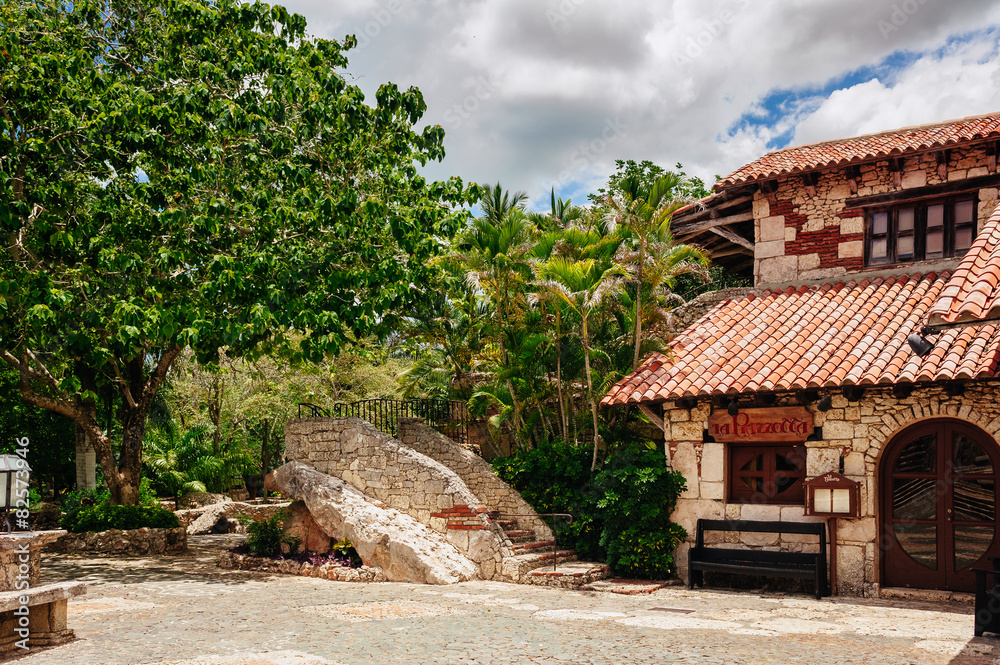 Ancient village Altos de Chavon - Colonial town reconstructed in