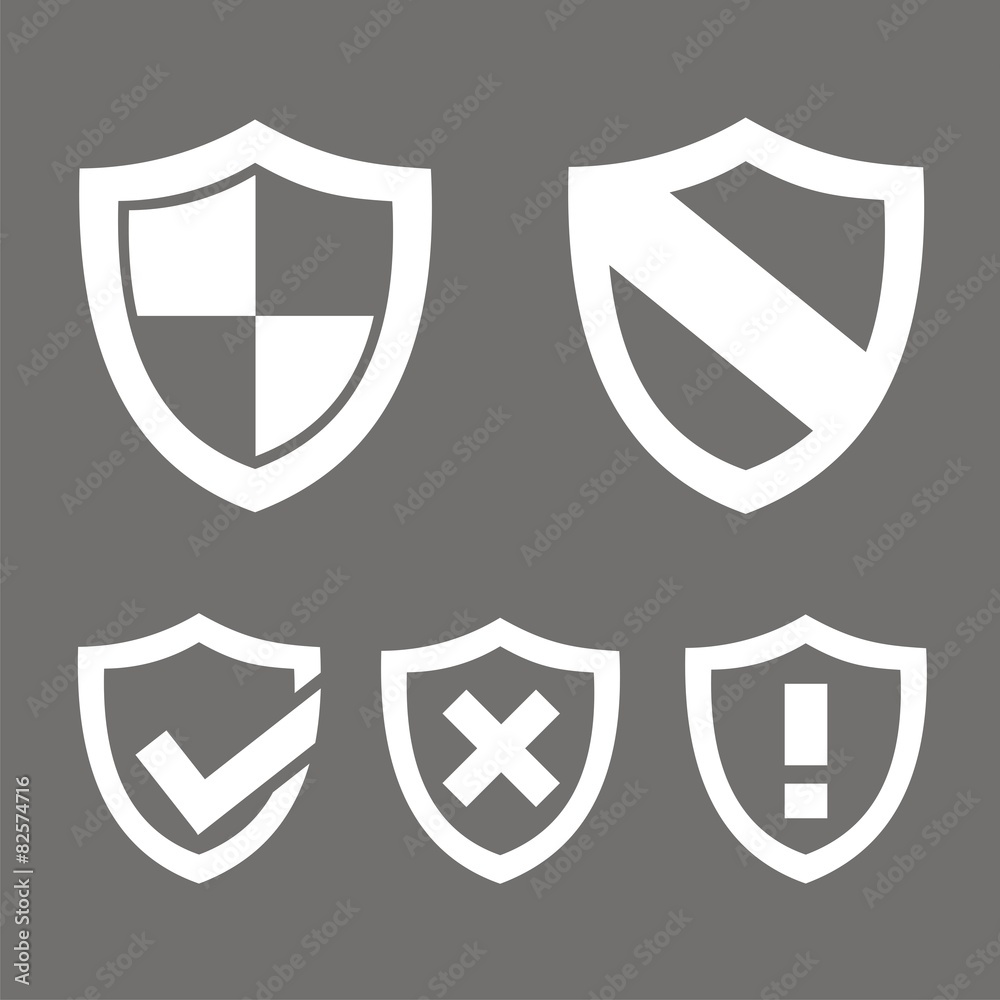 Grupo iconos escudos FO