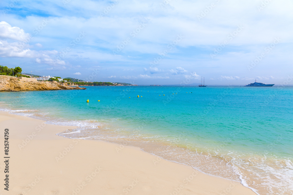 Majorca Platja Palmanova beach in Calvia Bol Teules Majorca Platja Palmanova beach in Calvia Bol Teules