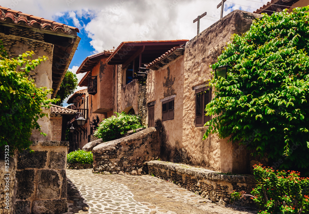 Ancient village Altos de Chavon - Colonial town reconstructed in