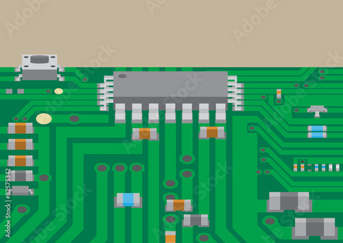 Surface mount technology printed circuit board