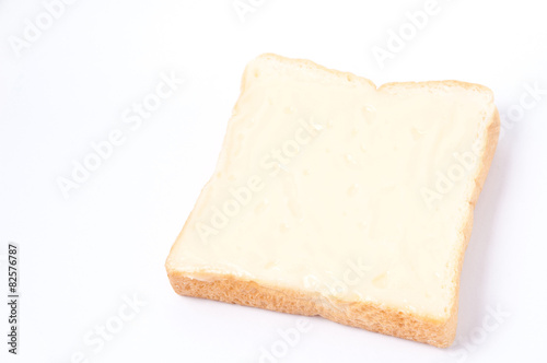 milk flavored cream spread bread