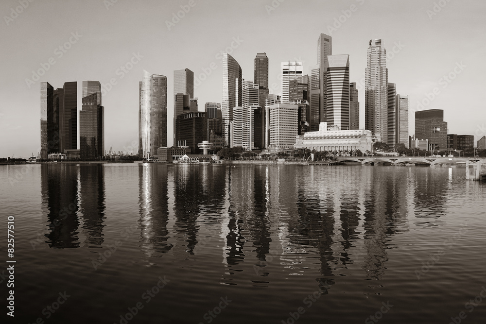 Fototapeta premium Panoramę Singapuru
