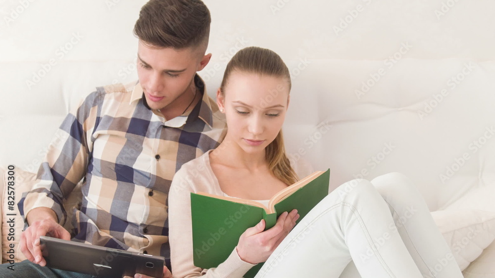 Lovely couple spending time together Lovely couple spending time together