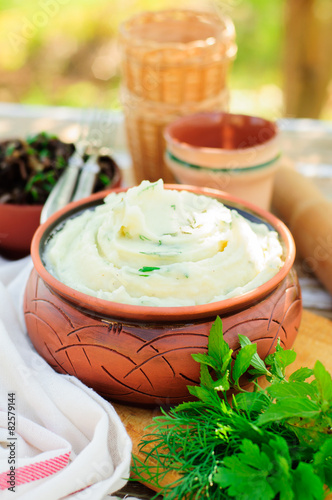 Foto Herbed Mashed Potato