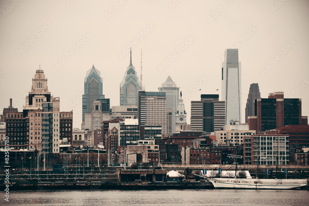 Obraz premium Philadelphia Skyline