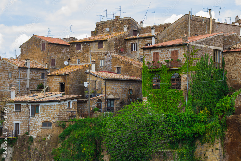 Piccolo borgo medievale in Lazio