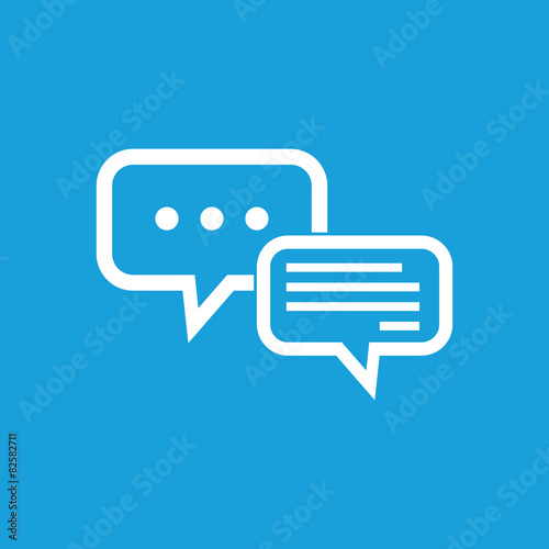 Typing text in dialogue symbol