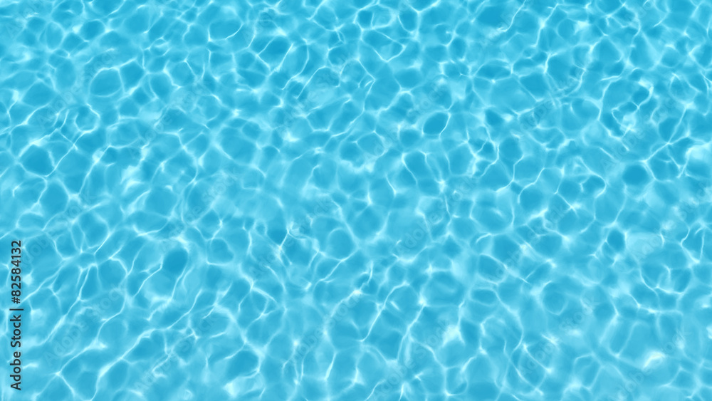 Naklejka premium Niebieski basen pomarszczył detal wody