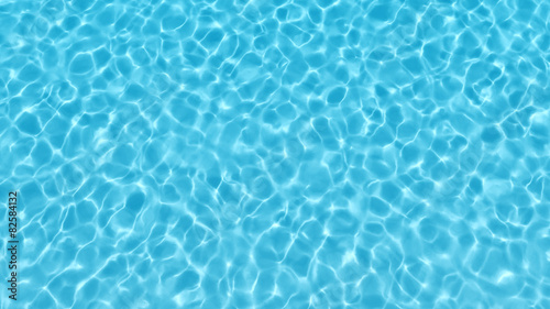 Canvas Print Blue swimming pool rippled water detail