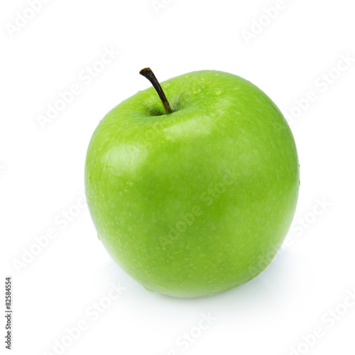 Green Apple isolated on white