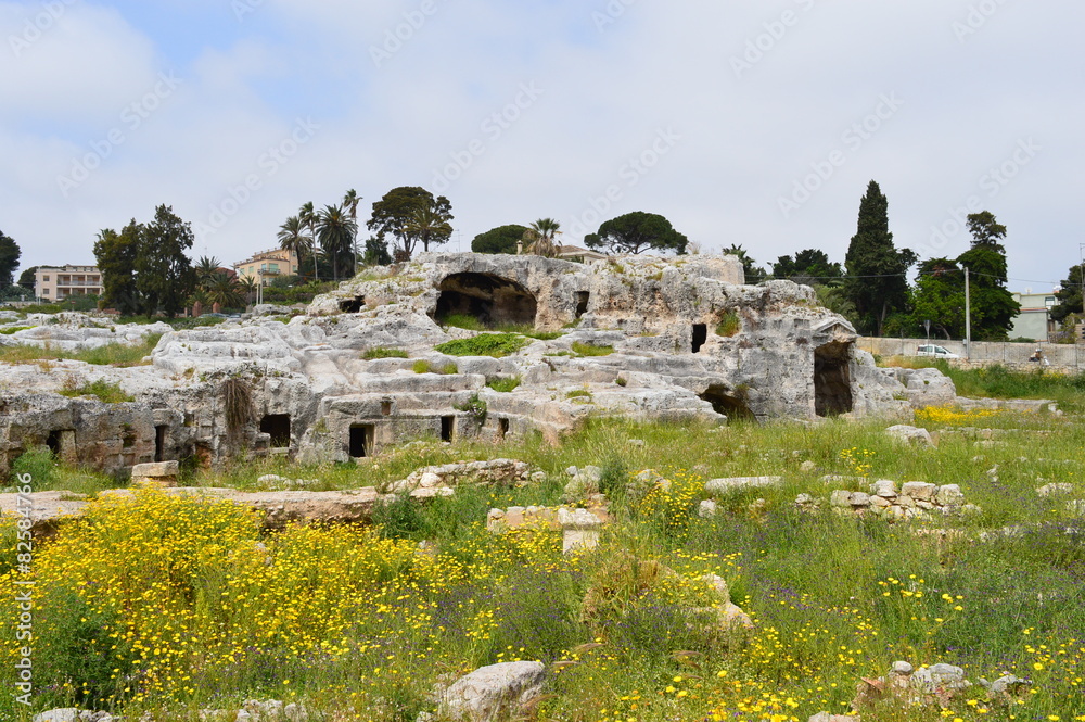 Tombe d'Archimède à Syracuse - Sicile