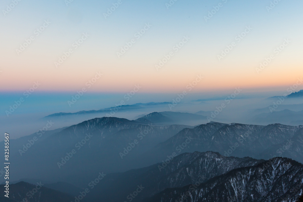 Twilight on Cattle Back Mountain