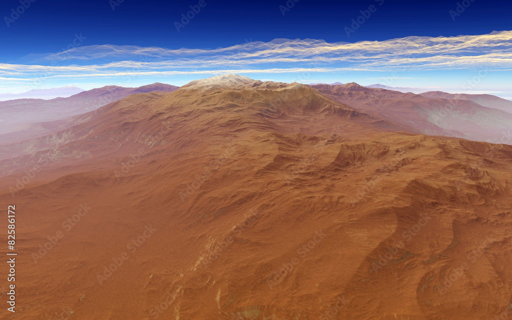 Alien landscape, fantastic planet Alien landscape, fantastic planet