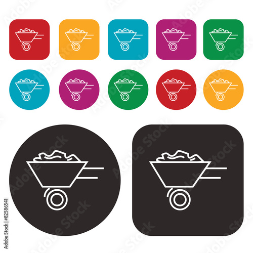 wago, wheelbarrow icon © lightenir