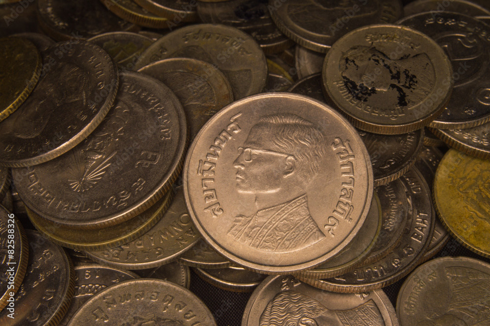 Naklejka premium Coin collectors