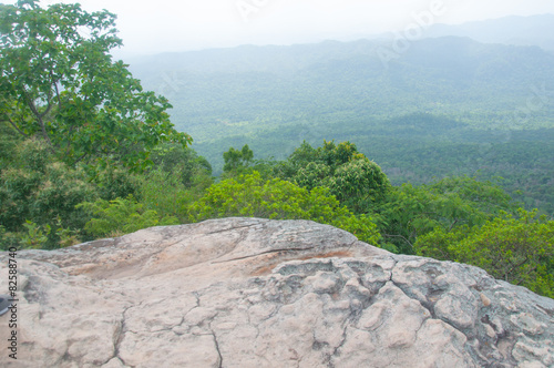 Pah Hum Hod Cliff in Chaiyaphum Province Northeast of Thailand photo