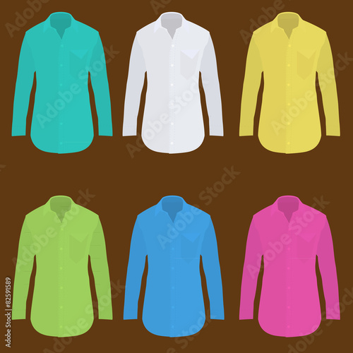 shirt long sleeve design template