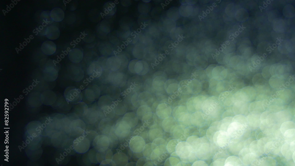 The flare bokeh reflection bright light. Macro close up. Shot with Red Cinema Camera