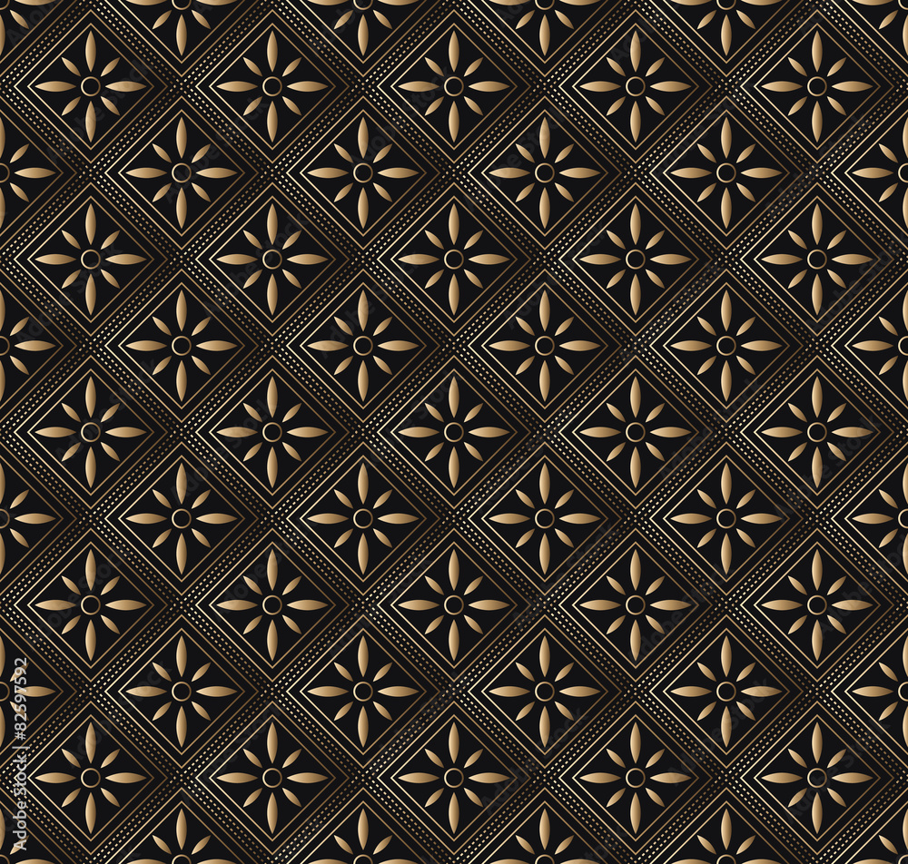 Gold Seamless pattern background