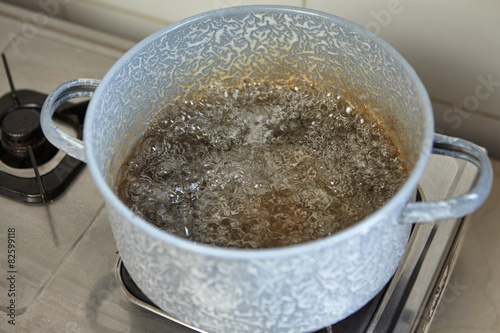 Boiling water