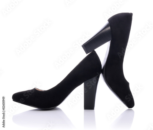 Women's shoes on a white background 