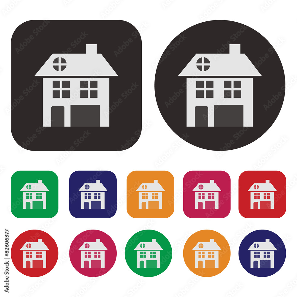 House icon / Real Estate icon / Home icon / vector