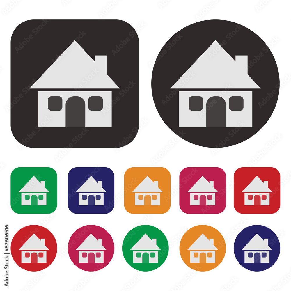 House icon / Real Estate icon / Home icon / vector House icon / Real Estate icon / Home icon / vector