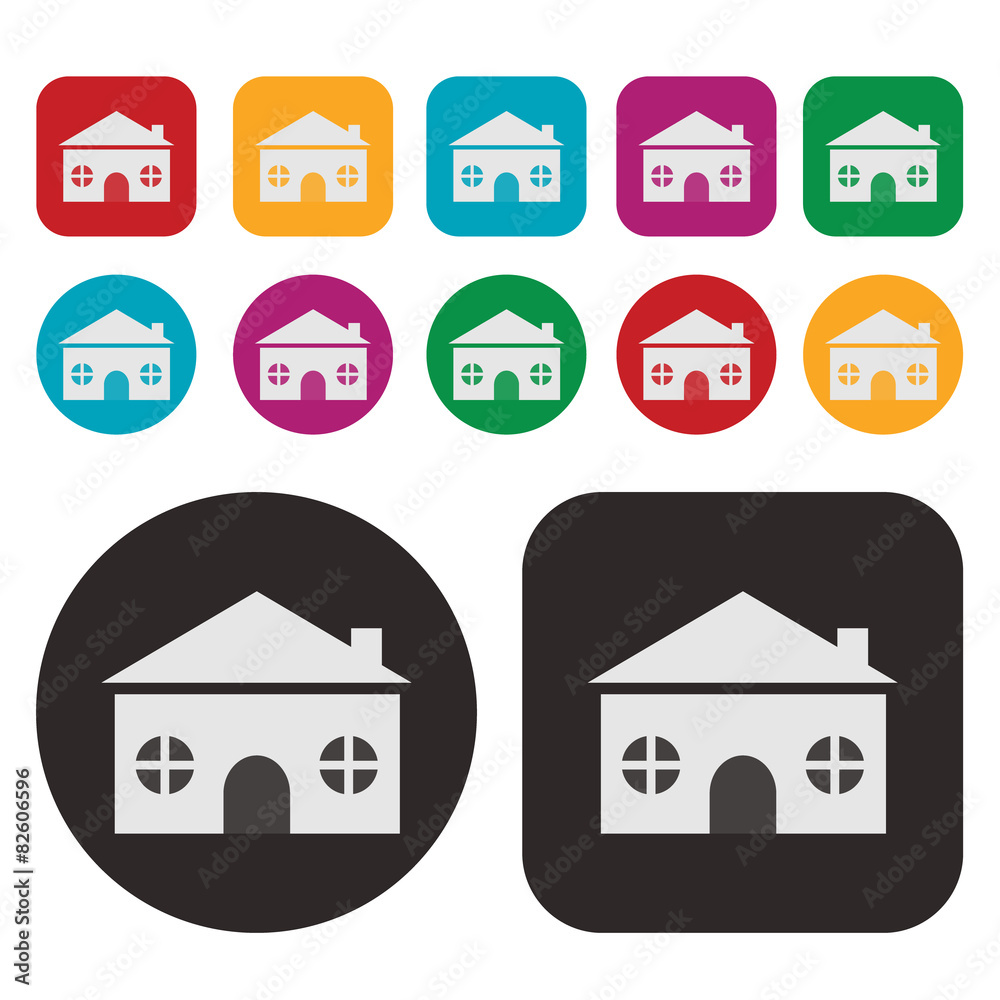 House icon / Real Estate icon / Home icon / vector House icon / Real Estate icon / Home icon / vector