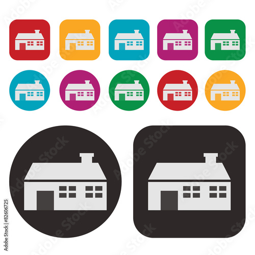 Free Download House icon / Real Estate icon / Home icon / vector - GFXLoad