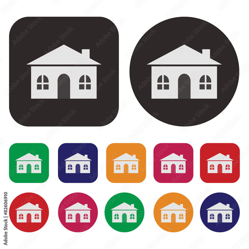 House icon / Real Estate icon / Home icon / vector House icon / Real Estate icon / Home icon / vector