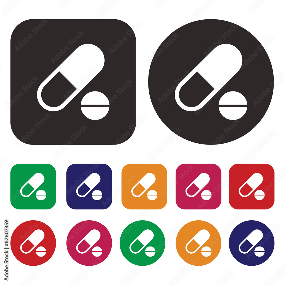medicine, capsule icon medicine, capsule icon