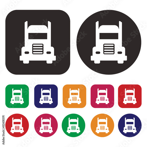 Truck icon .Transport icon