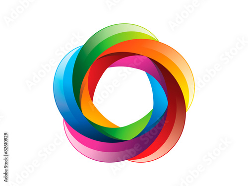 Circle Spectrum Abstract Vector