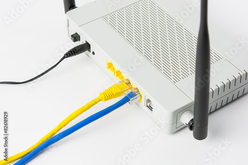 Wireless modem router network hub