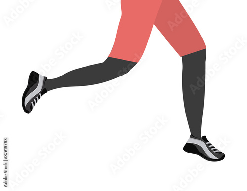 woman running