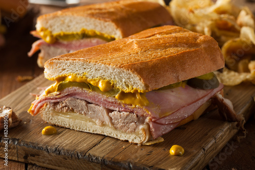 Homemade Traditional Cuban Sandwiches