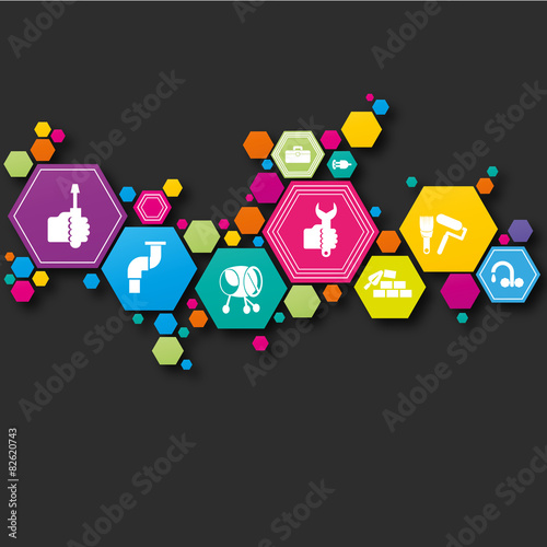 affiche travaux artisan